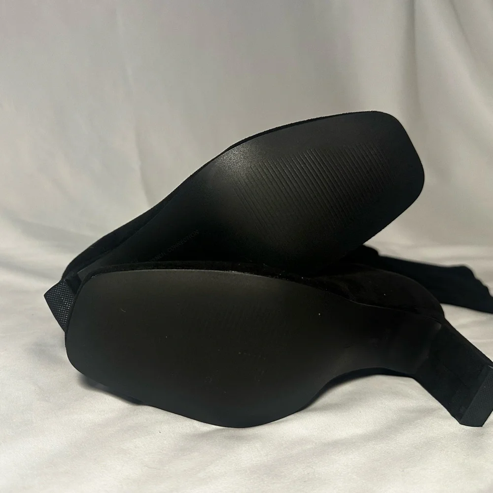 NWOB | French Connection | Charlie over the Knee Blk Suede | Sz 9